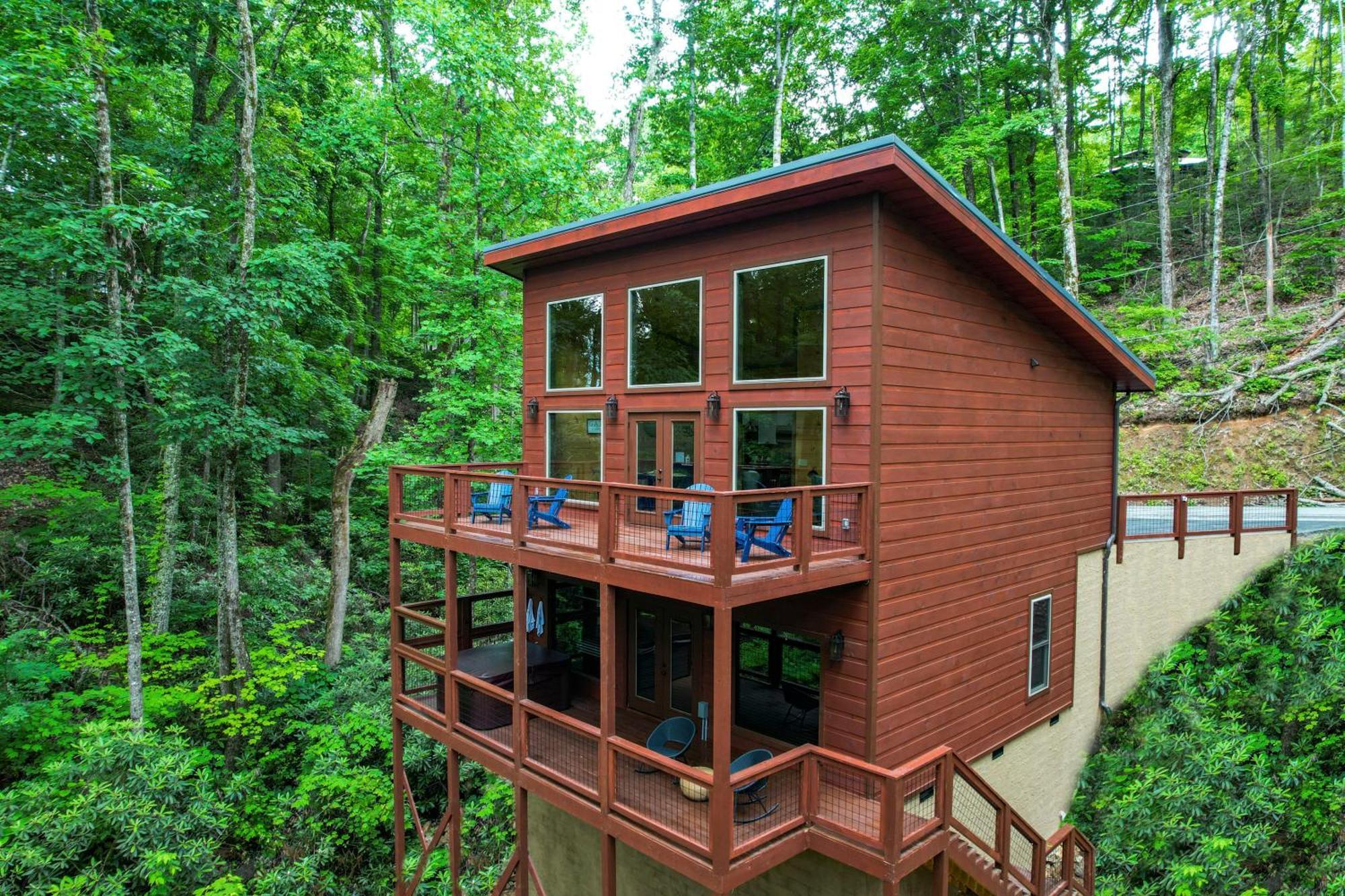 New Cozy Mountain Cabin Hot Tub Near Downtown Gatlinburg Eksteriør bilde